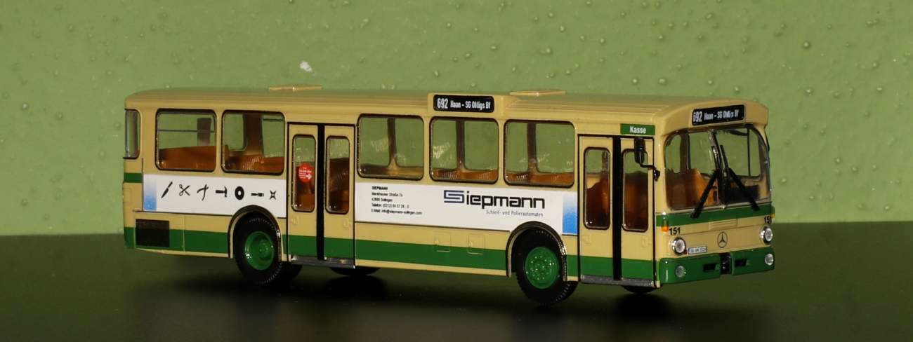 Solingen, Mercedes-Benz O305 # 151; Bus models
