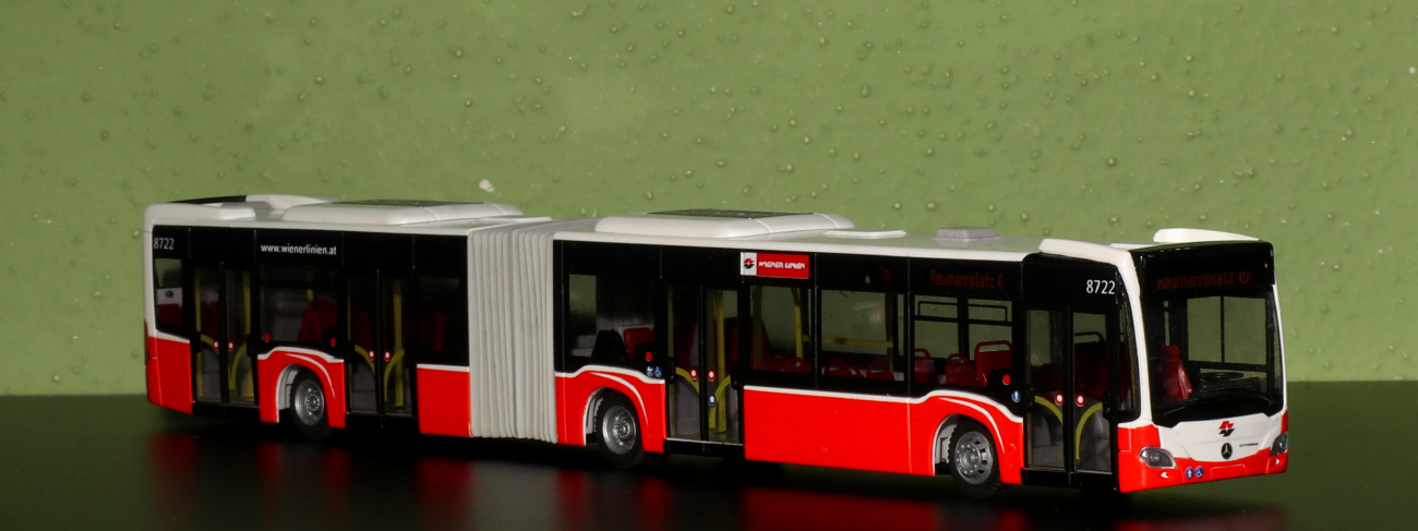 Wien, Mercedes-Benz Citaro C2 G # 8722; Bus models