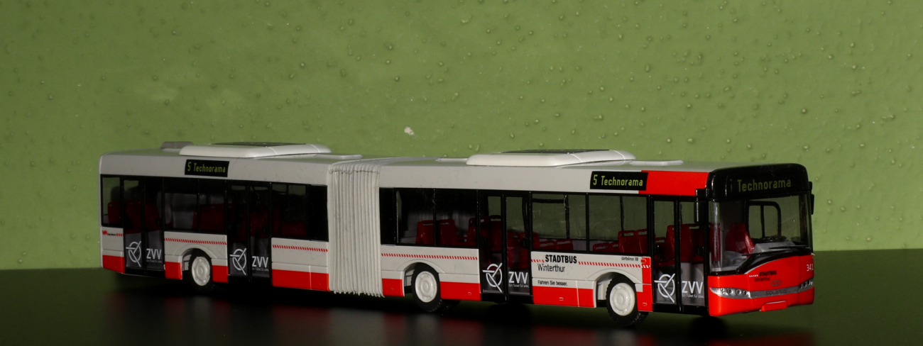 Winterthur, Solaris Urbino III 18 No. 341; Bus models