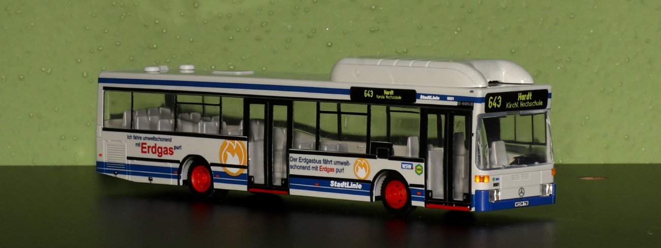 Wuppertal, Mercedes-Benz O405N2 CNG nr. 9501; Bus models