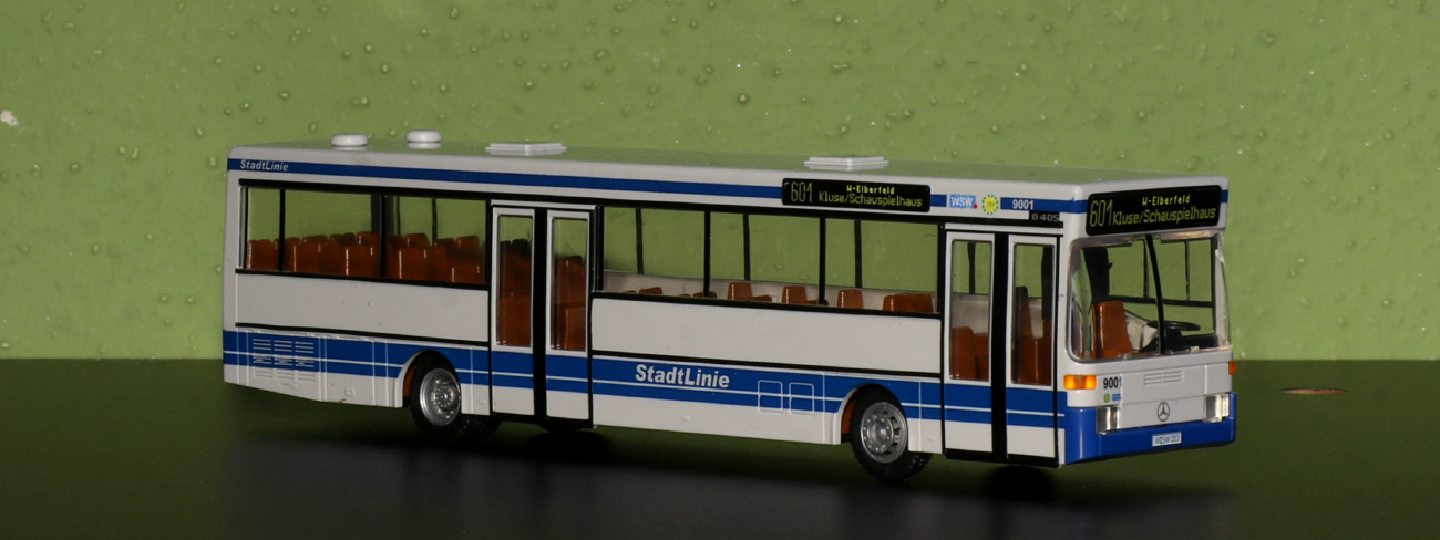 Wuppertal, Mercedes-Benz O405 № 9001; Bus models
