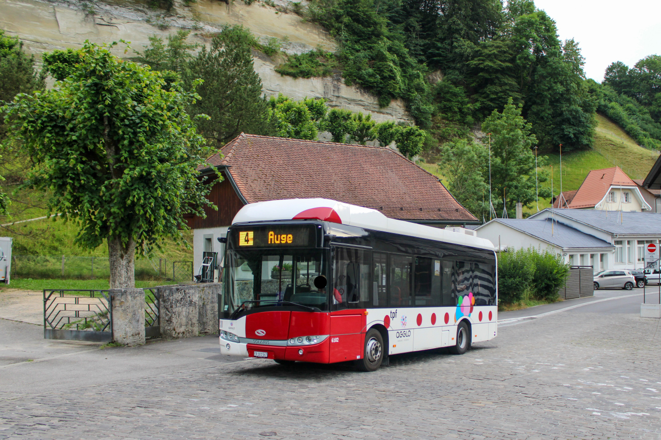 Fribourg, Solaris Urbino III 8,9 LE electric nr. 6102
