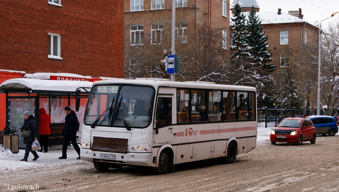 Krasnoyarsk, PAZ-320412-05 (3204CE, CR) # Х 164 КХ 124