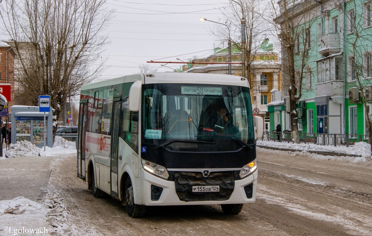 Krasnoyarsk, PAZ-320435-04 "Vector Next" (3204ND, 3204NS) č. Р 155 ОВ 124