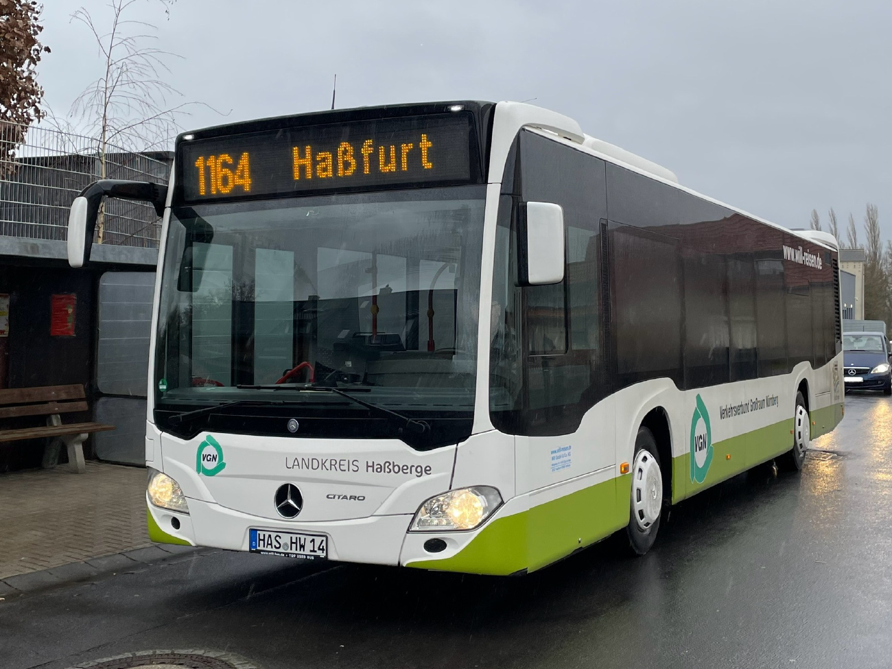 Haßfurt, Mercedes-Benz Citaro C2 Hybrid # HAS-HW 14; Haßfurt — Linienbündel 3 — Will Reisen