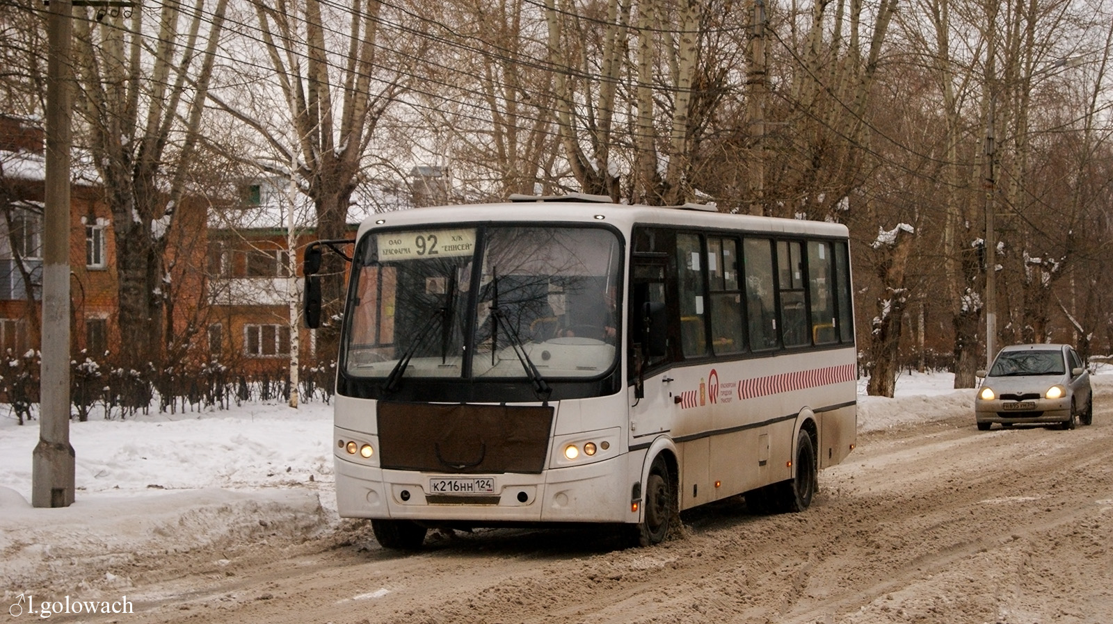Krasnoyarsk, ПАЗ-320412-05 "Вектор" (CR) č. К 216 НН 124