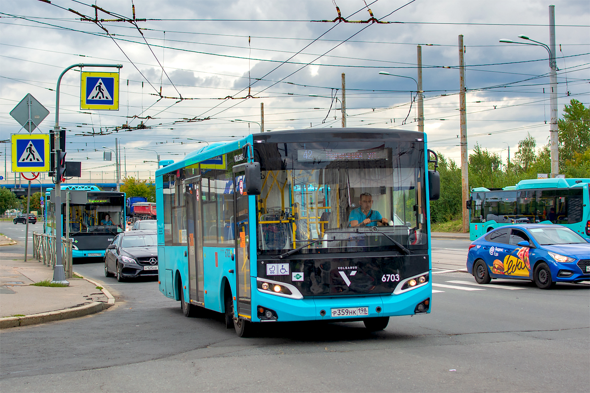 Санкт-Петербург, Volgabus-4298.G4 (LNG) № 6703