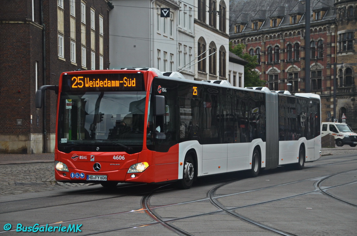 Bremen, Mercedes-Benz Citaro C2 G Hybrid # 4606