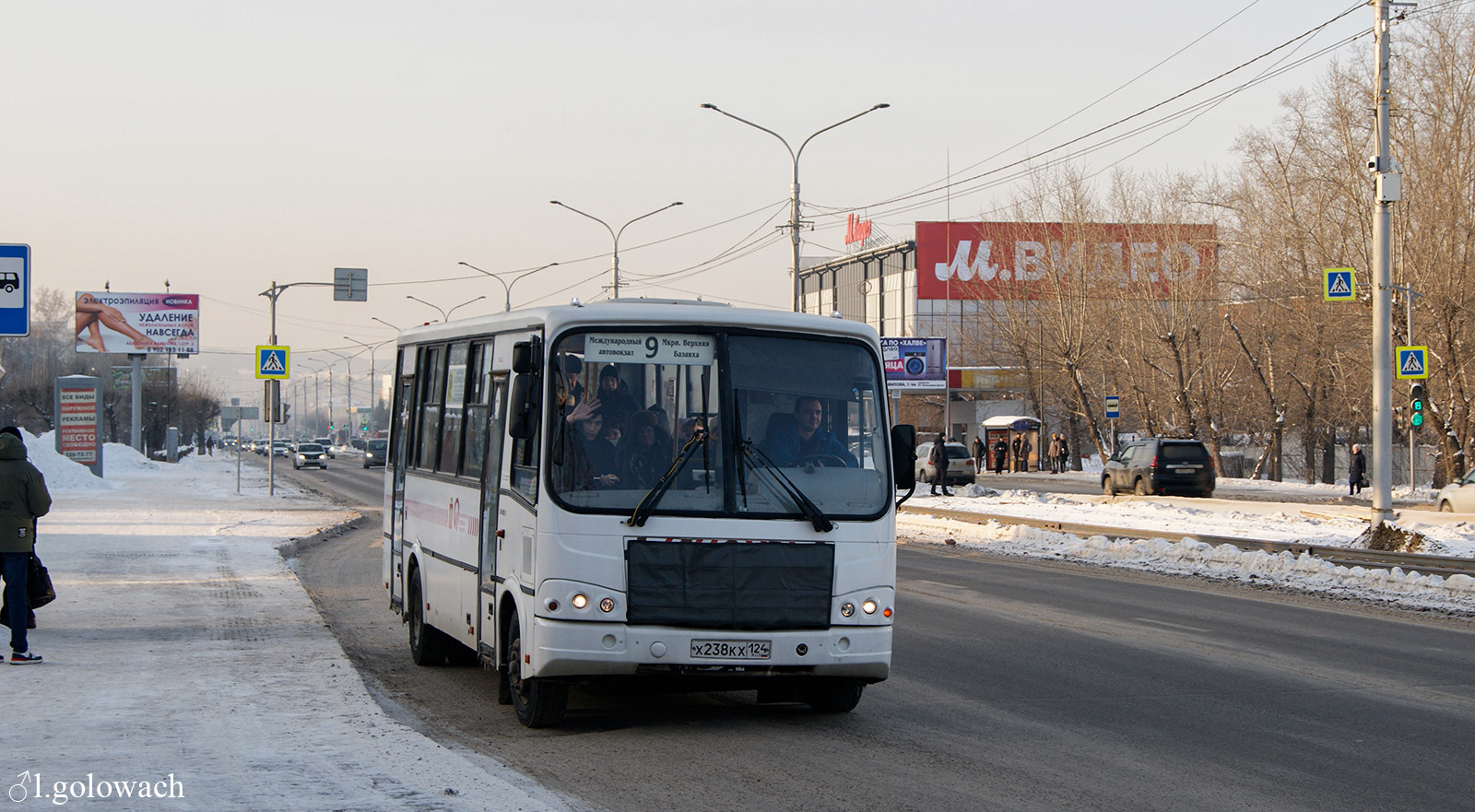 Krasnojarsk, PAZ-320412-05 (3204CE, CR) Nr. Х 238 КХ 124