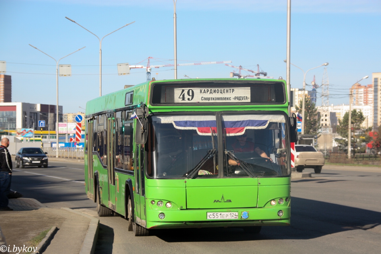 Красноярськ, МАЗ-103.476 № С 551 ЕР 124