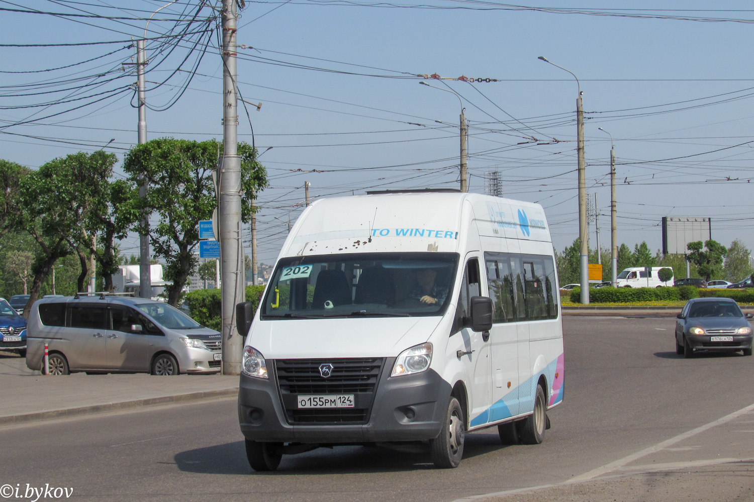 Krasnojarsk, ГАЗ-A65R32 Next # О 155 РМ 124