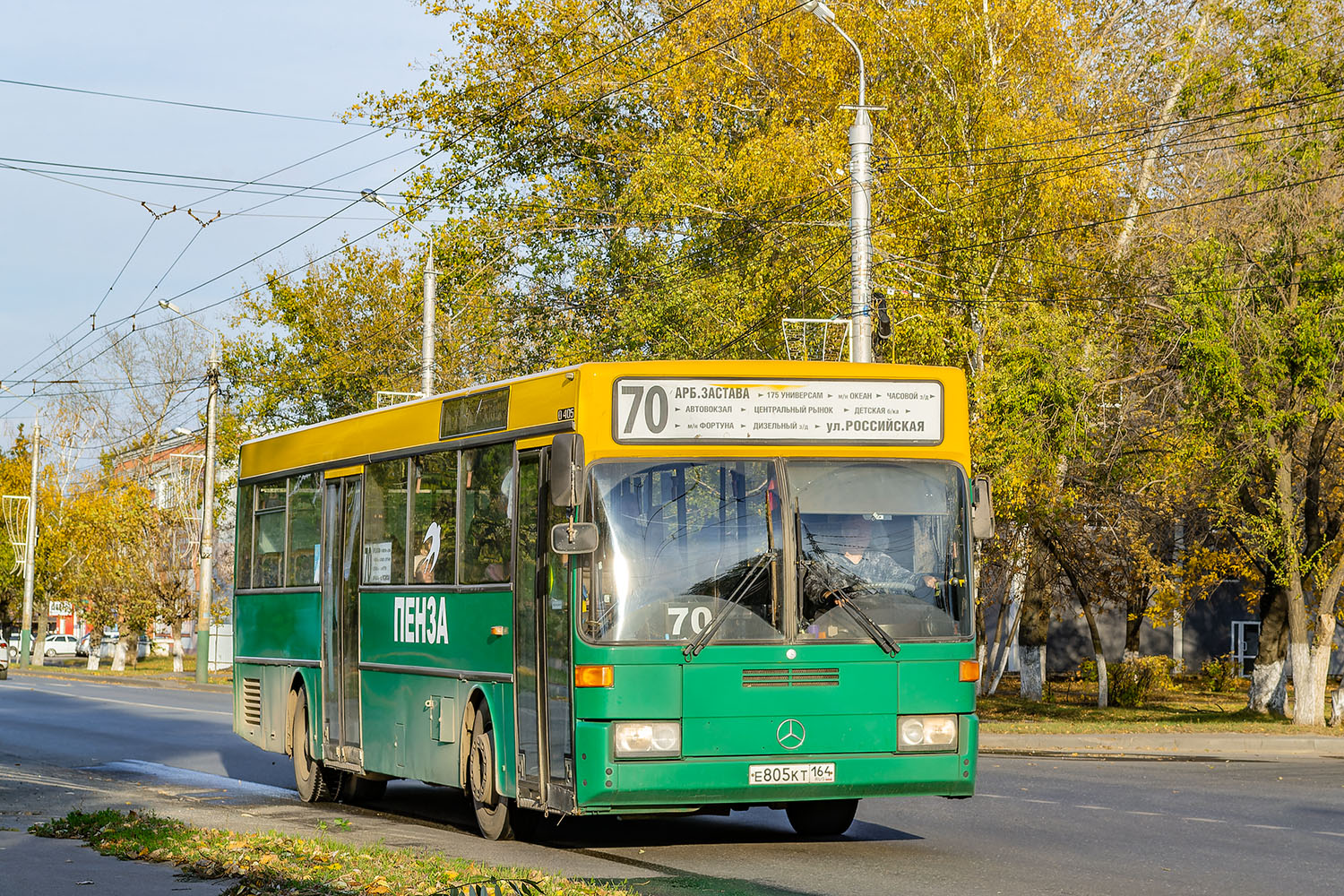 Penza, Mercedes-Benz O405 № Е 805 КТ 164