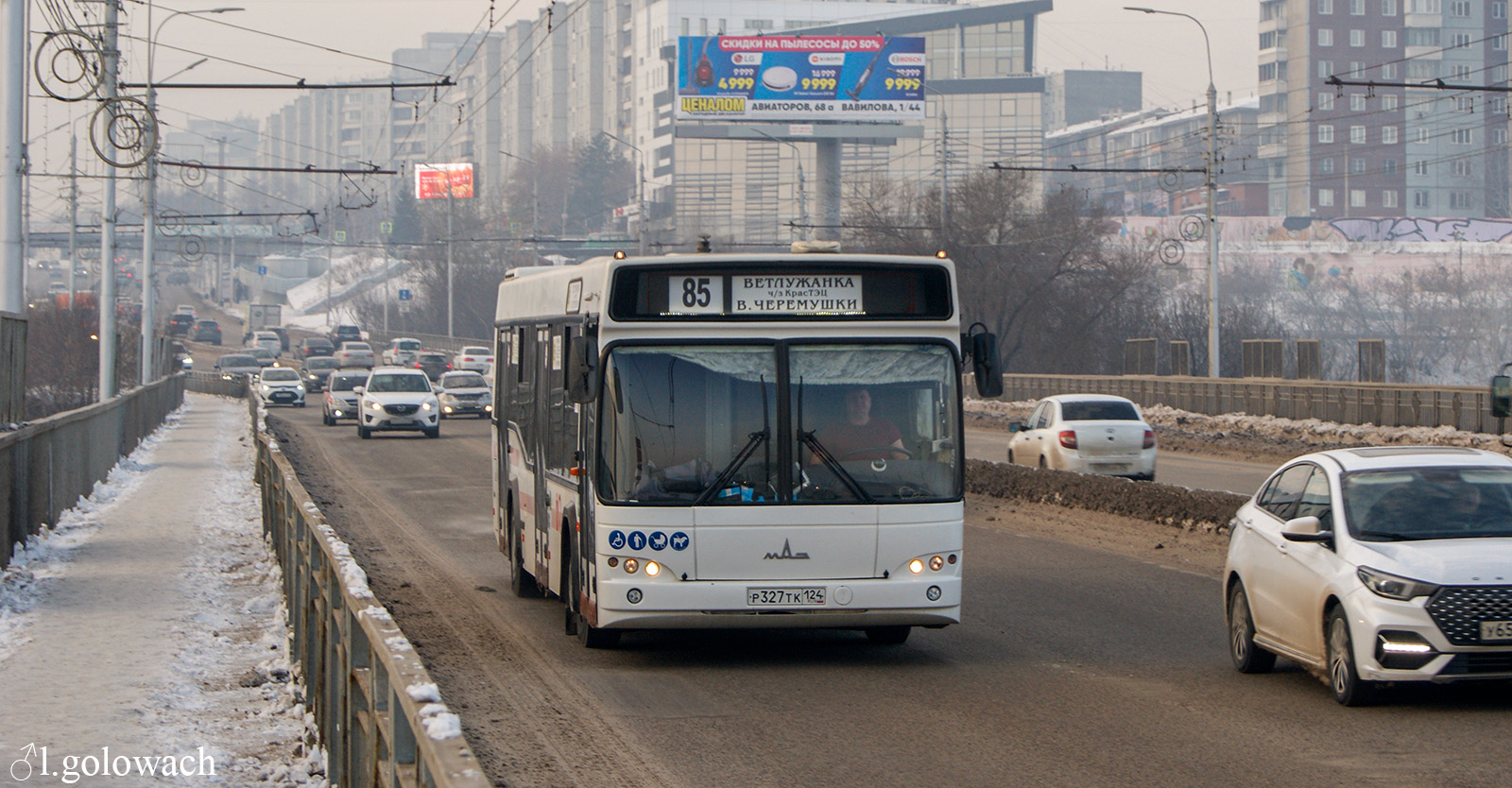Krasnoyarsk, MAZ-103.486 # Р 327 ТК 124