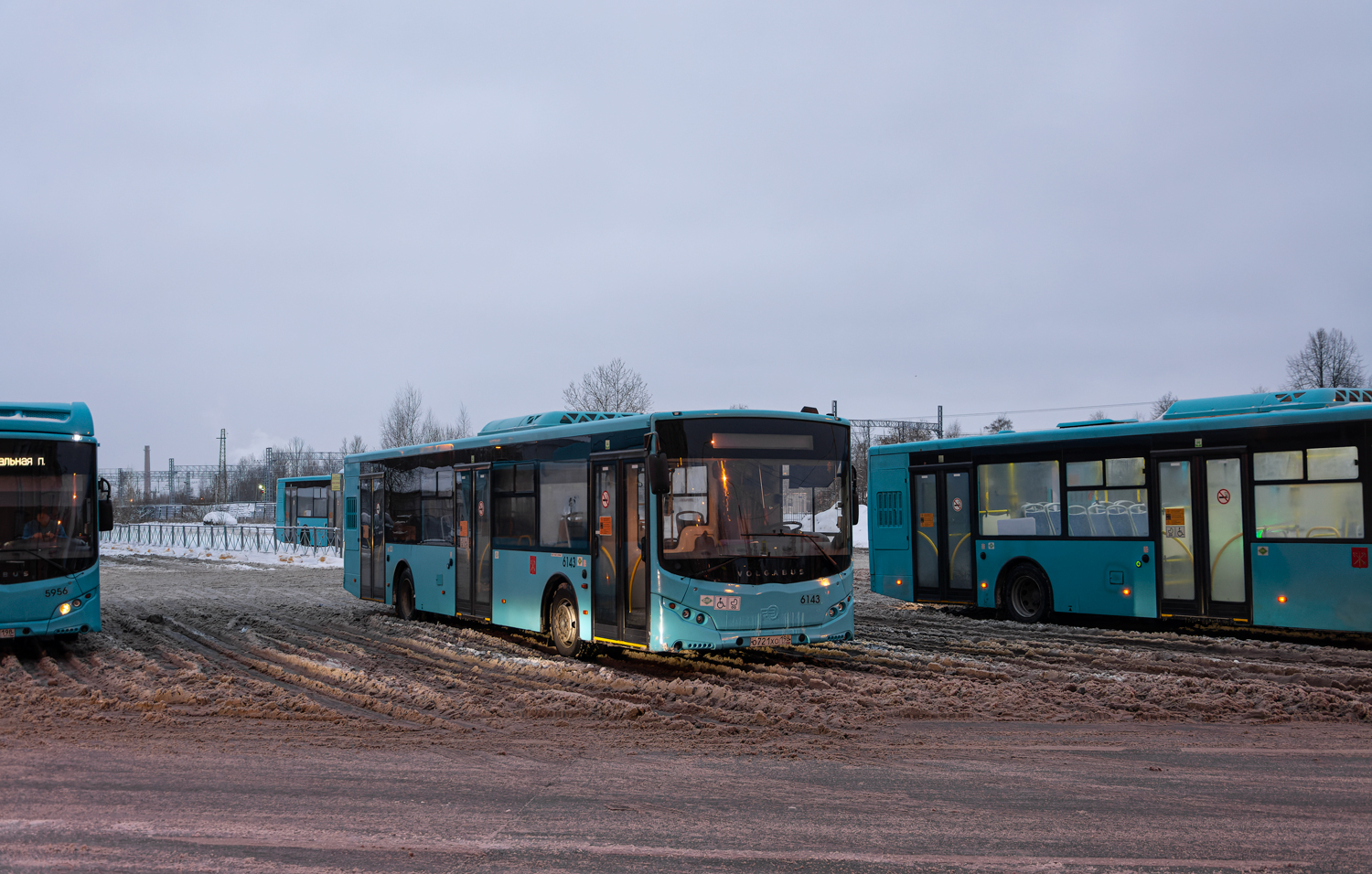 San Pietroburgo, Volgabus-5270.G2 (LNG) # 6143