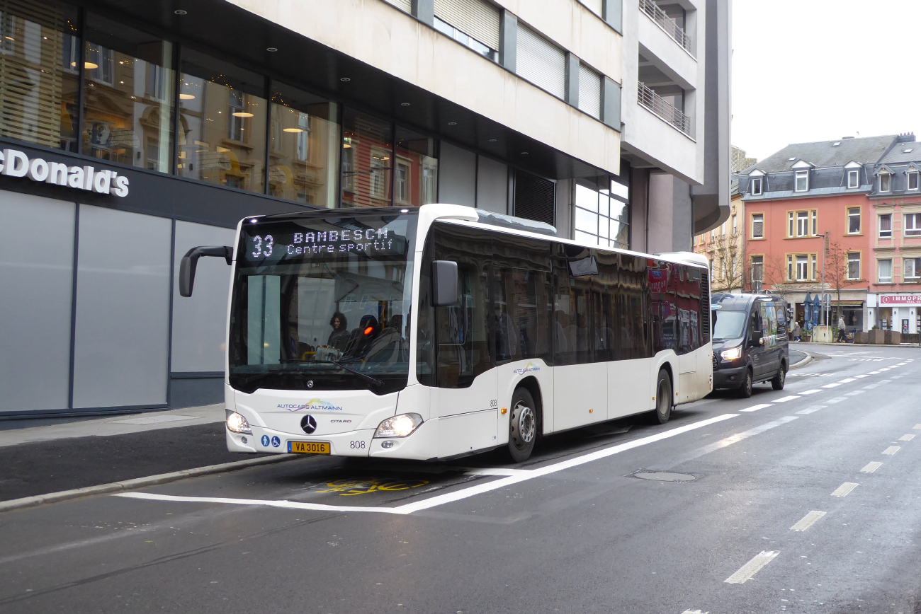 Luxembourg-ville, Mercedes-Benz Citaro C2 Ü Hybrid # VA 3016
