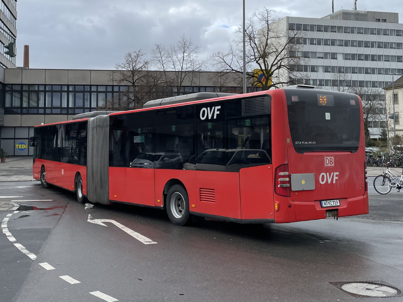 Nuremberg, Mercedes-Benz O530 Citaro Facelift G # N-YZ 719; Bamberg — Schienenersatzverkehr Bamberg — Erlangen — Nürnberg Hbf, 09.12.2023 — 17.12.2023