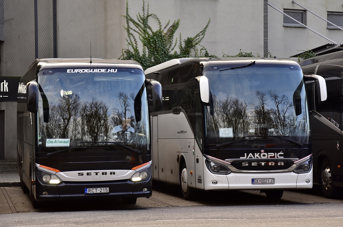 Hungria, other, Setra S516HD/3 # RCT-215; Čakovec, Setra S515HD Facelift # ČK 0021-JT