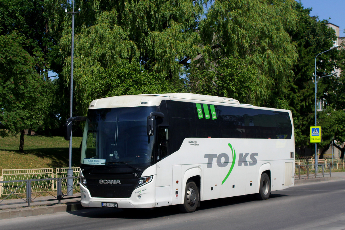 Vilnius, Scania Touring HD (Higer A80T) Nr. 110