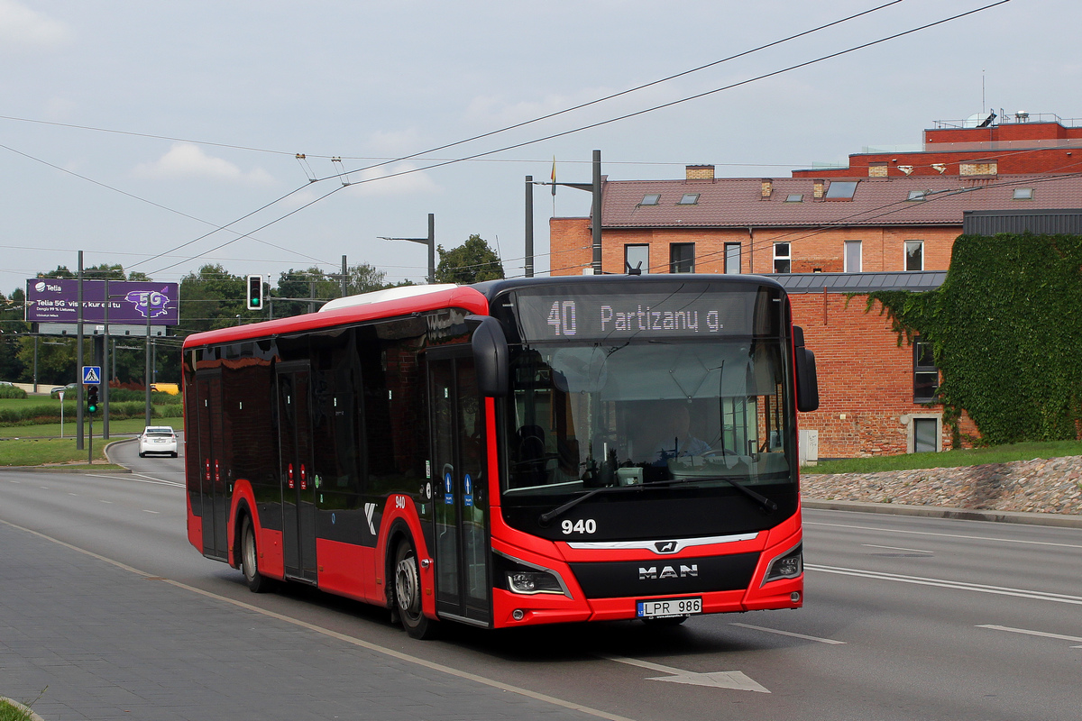 Kaunas, MAN 12C Lion's City NL330 EfficientHybrid # 940