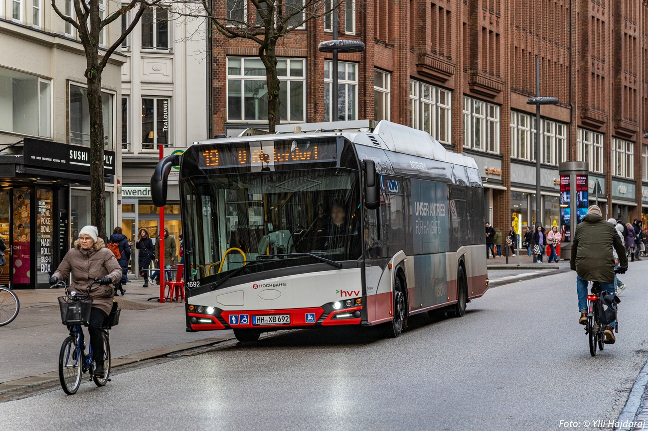 Hamburg, Solaris Urbino IV 12 electric # 1692