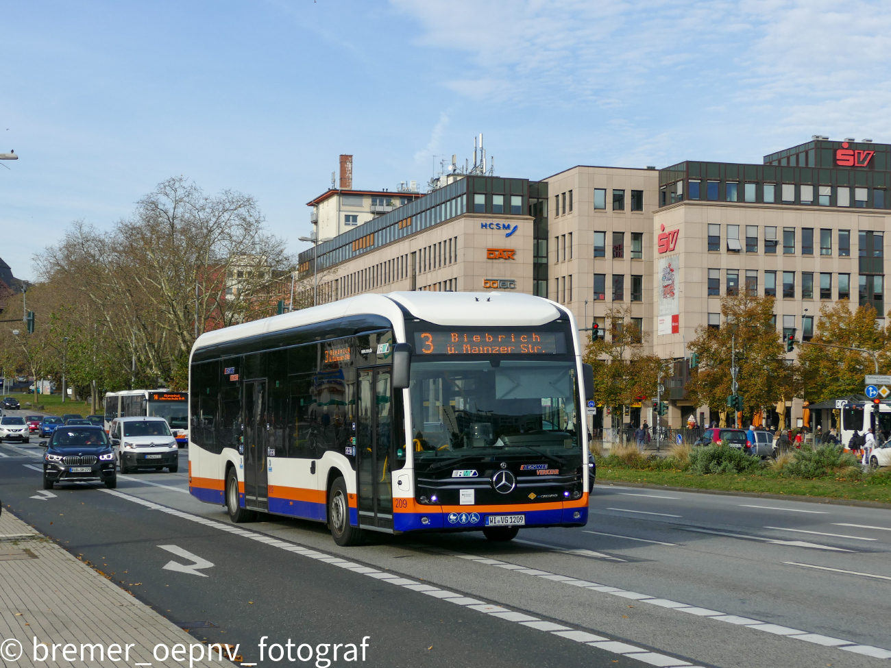 Wiesbaden, Mercedes-Benz eCitaro # 209