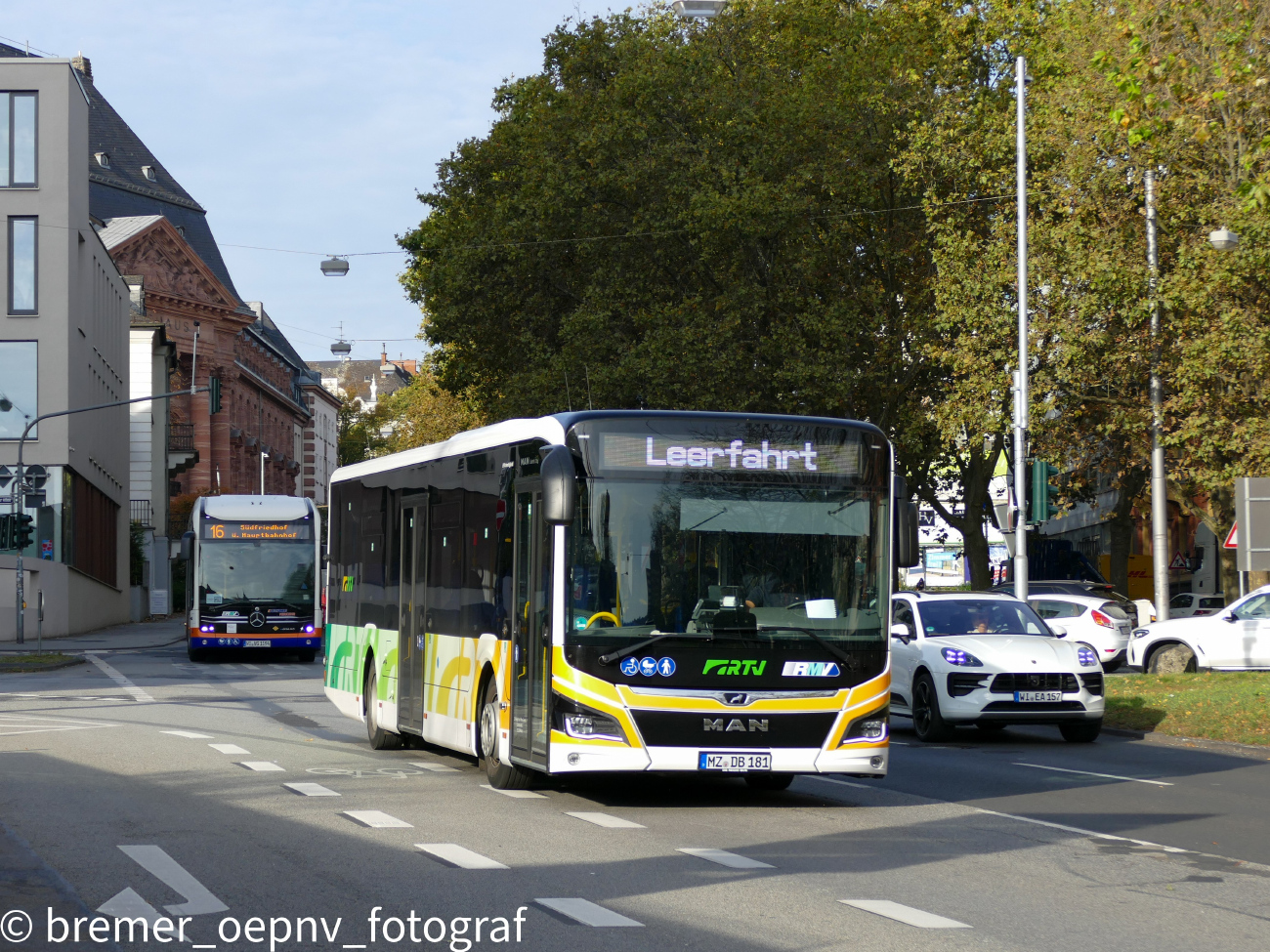 Mainz, MAN 12C Lion's City NL330 EfficientHybrid # MZ-DB 181