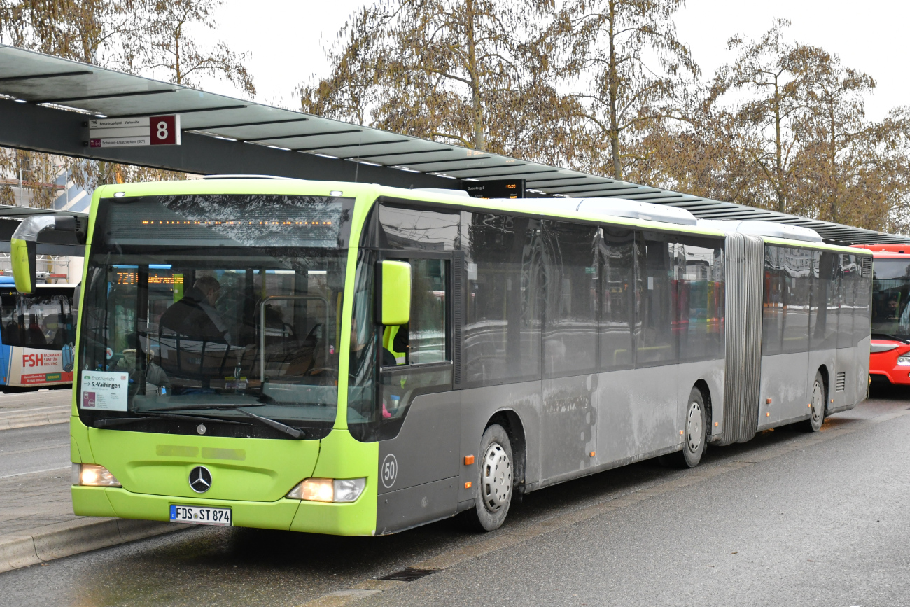 Freudenstadt, Mercedes-Benz O530 Citaro Facelift G # FDS-ST 874; Stuttgart — EV Digitaler Knoten Stuttgart — 2024; Böblingen — SEV (Stuttgart -) Böblingen — Singen (Gäubahn)