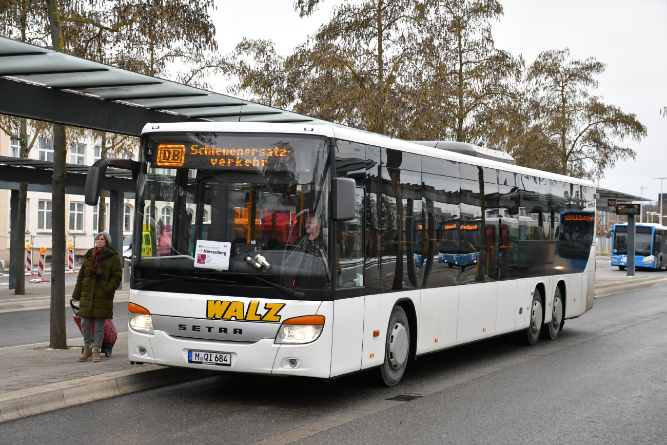 Calw, Setra S418LE business # M-QI 684; Stuttgart — EV Digitaler Knoten Stuttgart — 2024; Böblingen — SEV (Stuttgart -) Böblingen — Singen (Gäubahn)