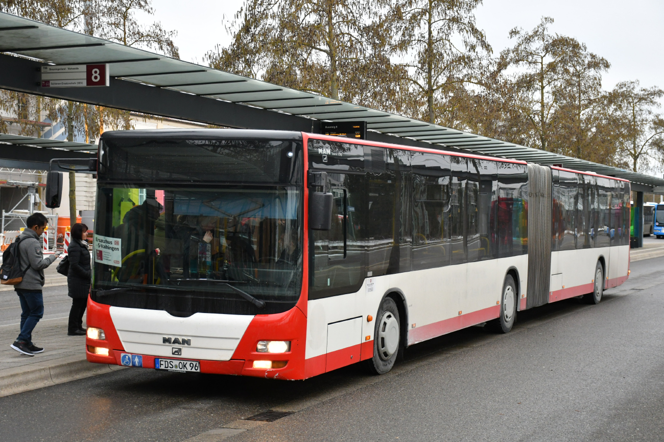 Фройденштадт, MAN A23 Lion's City G NG323 № FDS-OK 96; Штутгарт — EV Digitaler Knoten Stuttgart — 2024; Бёблинген — SEV (Stuttgart -) Böblingen — Singen (Gäubahn)