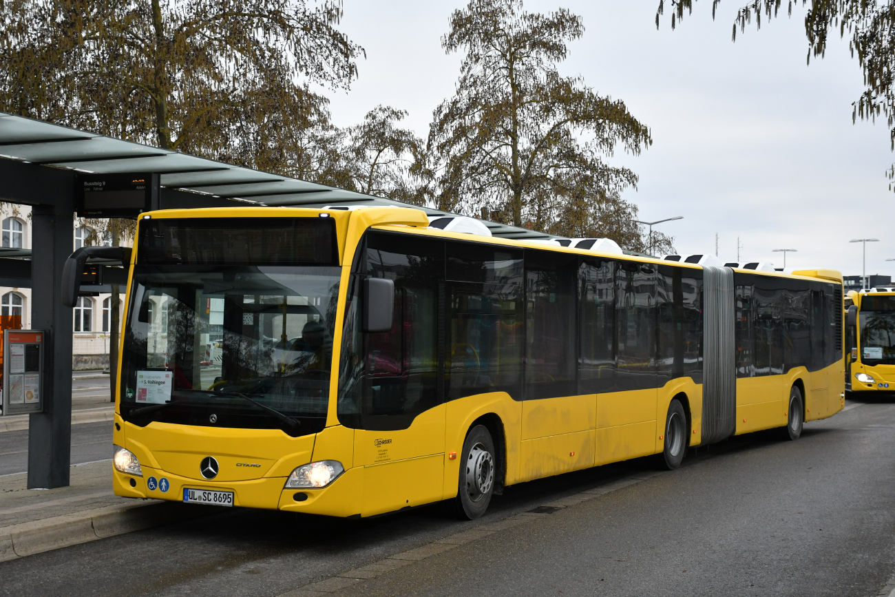 Berlín, Mercedes-Benz Citaro C2 G Hybrid č. 8695; Stuttgart — EV Digitaler Knoten Stuttgart — 2024; Böblingen — SEV (Stuttgart -) Böblingen — Singen (Gäubahn)