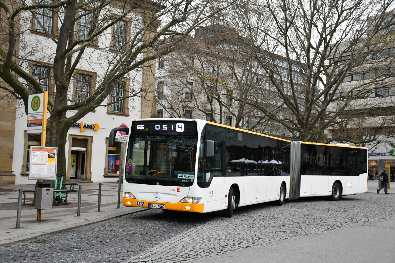 Karlsruhe, Mercedes-Benz O530 Citaro Facelift G nr. 062; Stuttgart — EV Digitaler Knoten Stuttgart — 2024