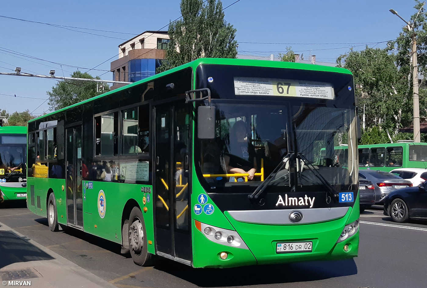 Almaty, Yutong ZK6118HGA № 513