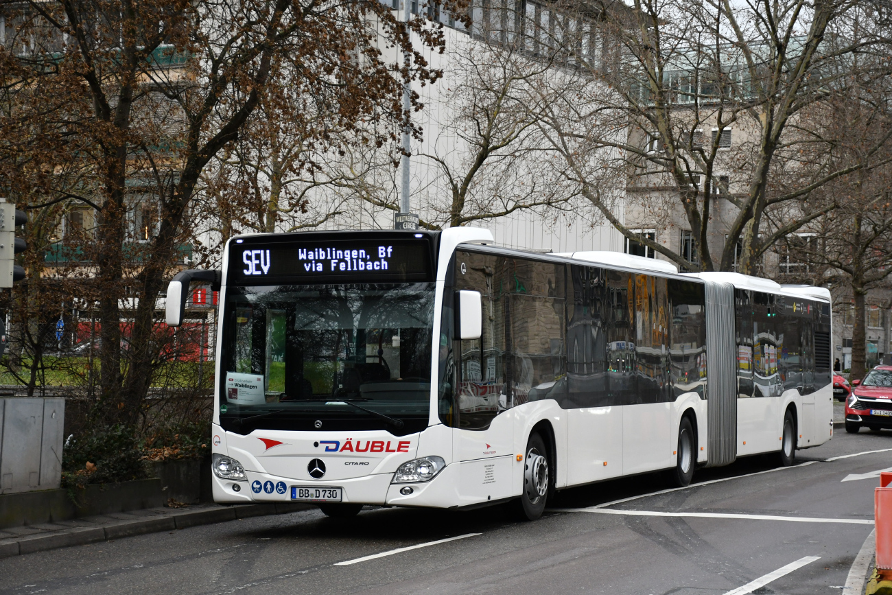 Böblingen, Mercedes-Benz Citaro C2 G № BB-D 730; Stuttgart — EV Digitaler Knoten Stuttgart — 2024