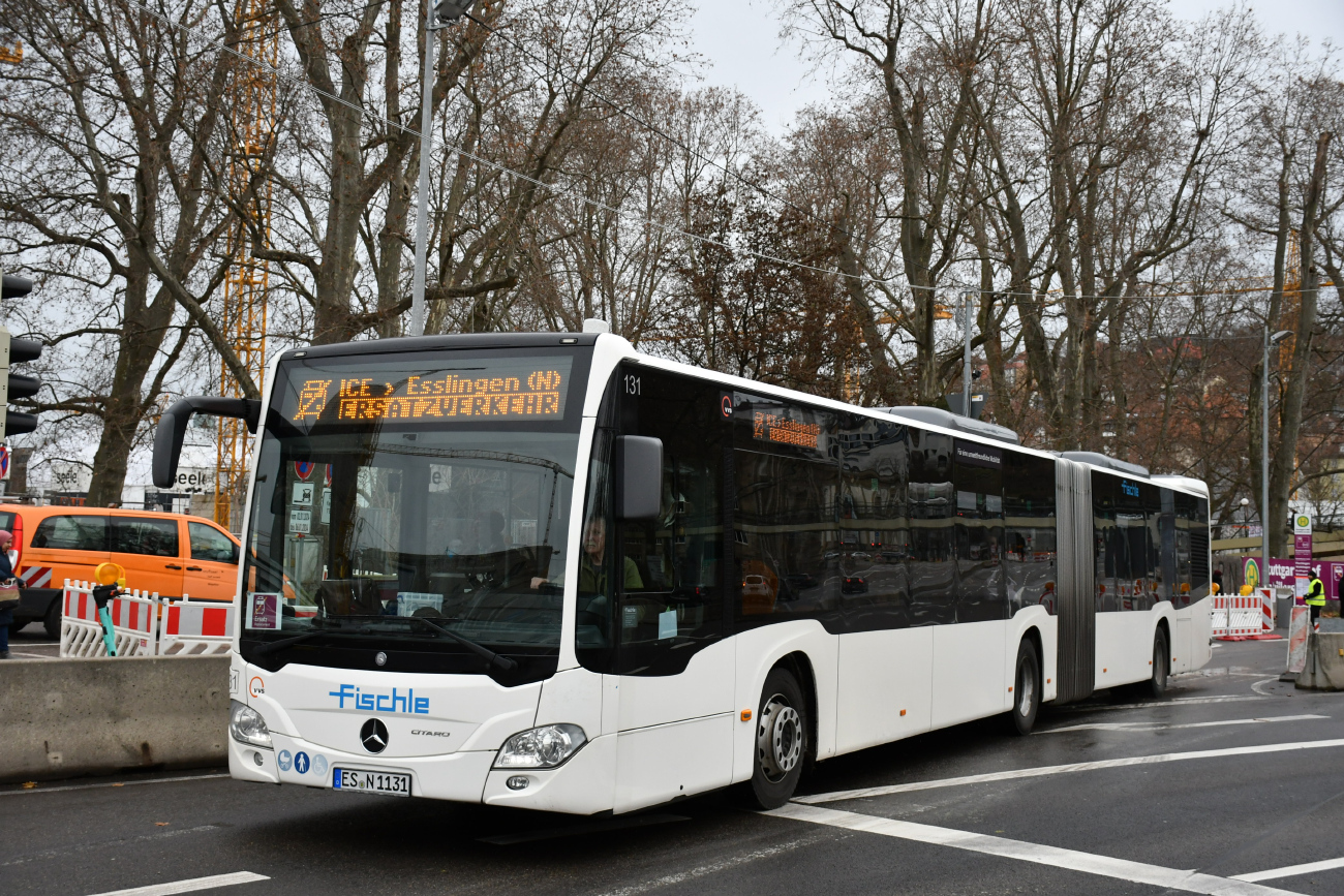 Esslingen am Neckar, Mercedes-Benz Citaro C2 G # 131; Stuttgart — EV Digitaler Knoten Stuttgart — 2024