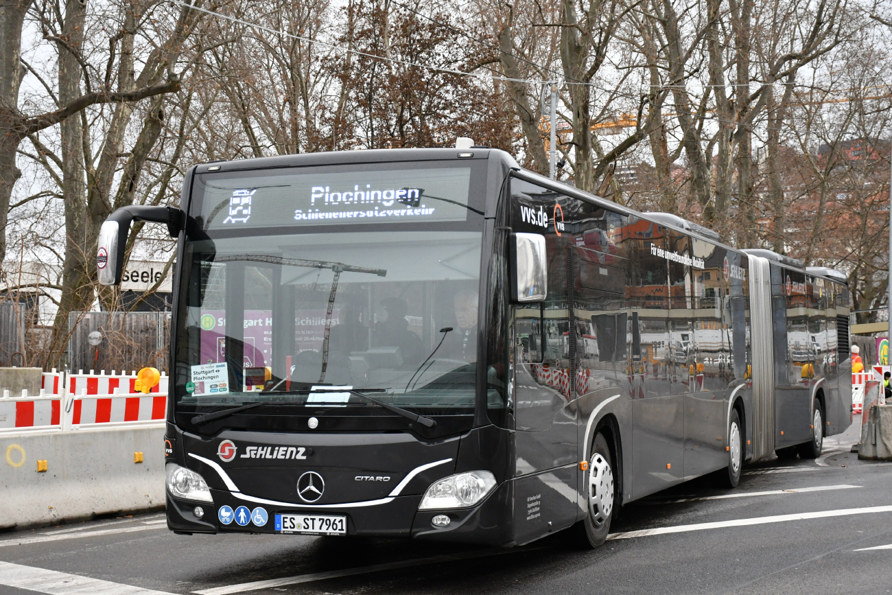 Esslingen am Neckar, Mercedes-Benz Citaro C2 G No. ES-ST 7961; Stuttgart — EV Digitaler Knoten Stuttgart — 2024