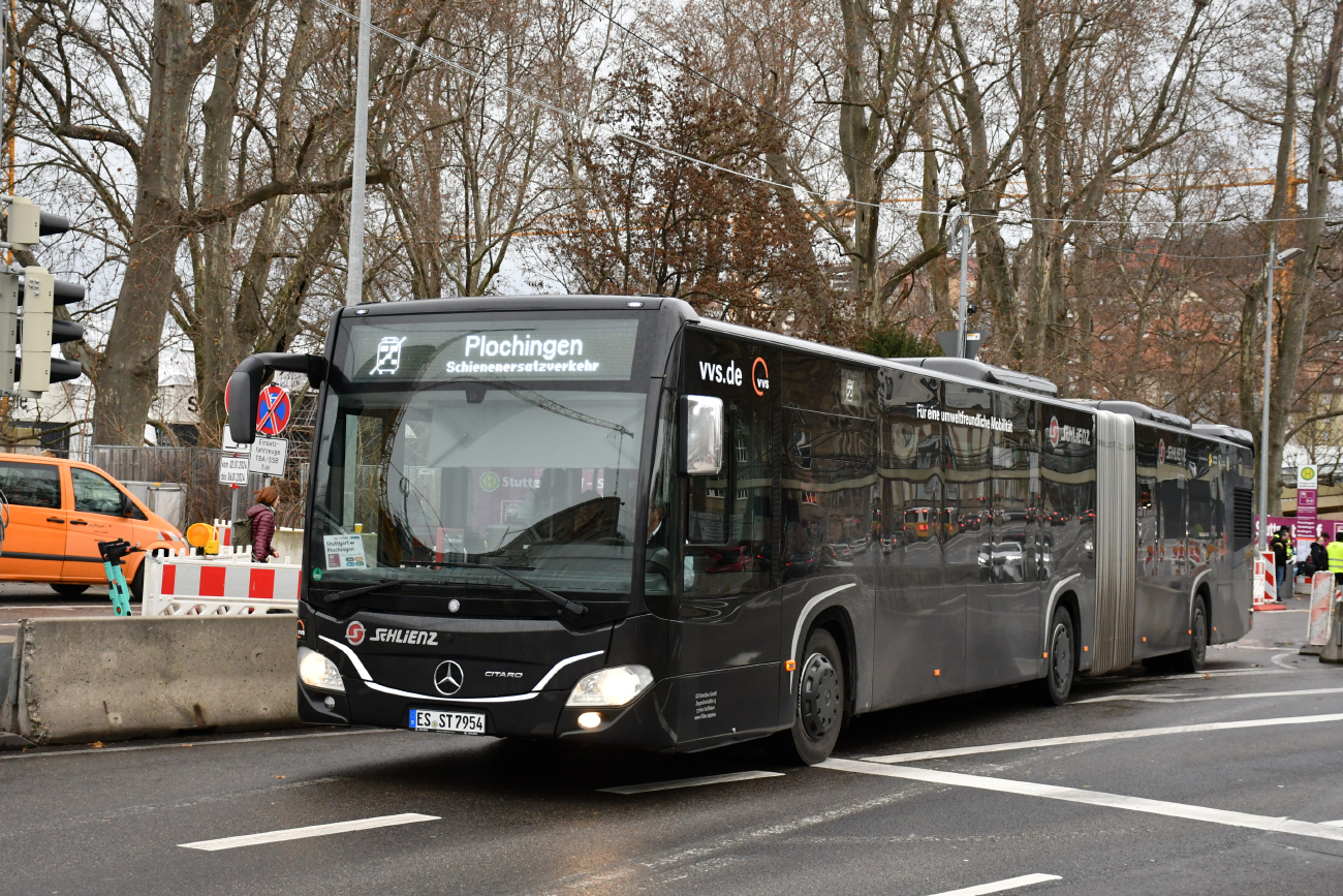 Esslingen am Neckar, Mercedes-Benz Citaro C2 G # ES-ST 7954; Stuttgart — EV Digitaler Knoten Stuttgart — 2024
