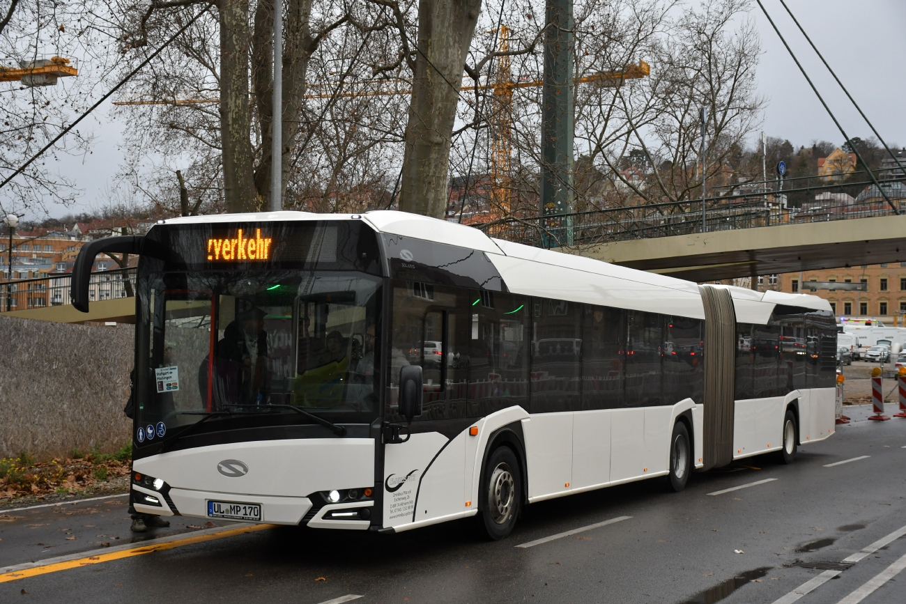 Ulm, Solaris Urbino IV 18 nr. UL-MP 170; Stuttgart — EV Digitaler Knoten Stuttgart — 2024