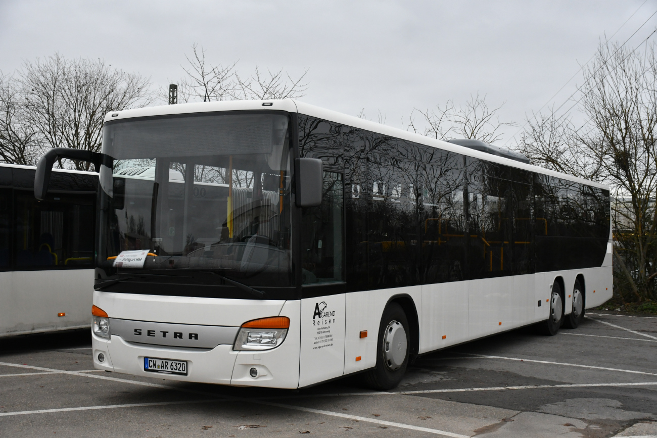 Calw, Setra S418LE business No. 17; Stuttgart — EV Digitaler Knoten Stuttgart — 2024