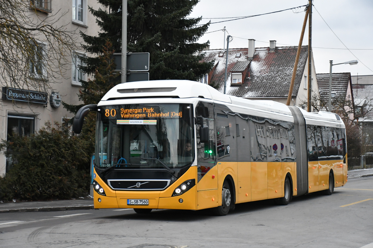 Stuttgart, Volvo 7900A Hybrid # 7560