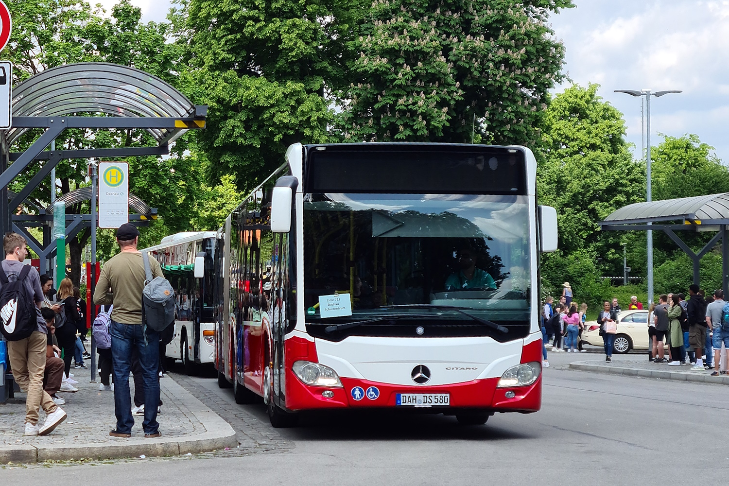 Dachau, Mercedes-Benz Citaro C2 G # DAH-DS 580