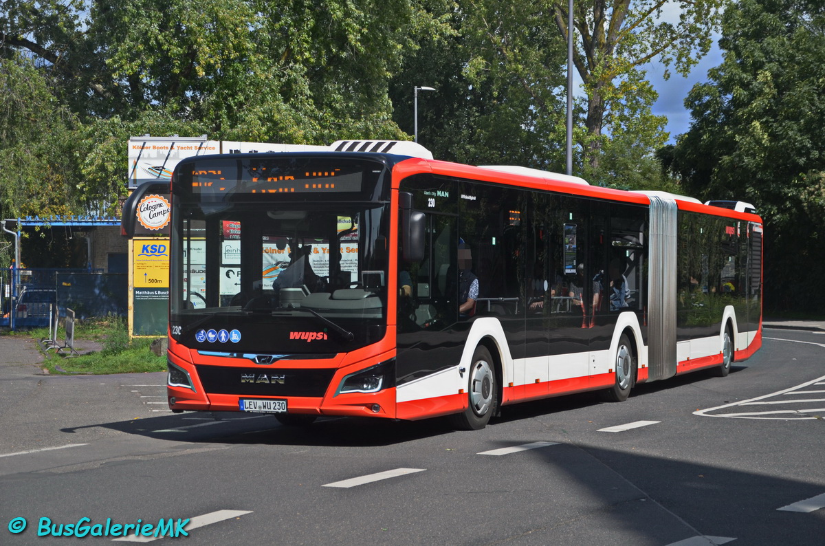 Leverkusen, MAN 18C Lion's City NG330 EfficientHybrid № 230