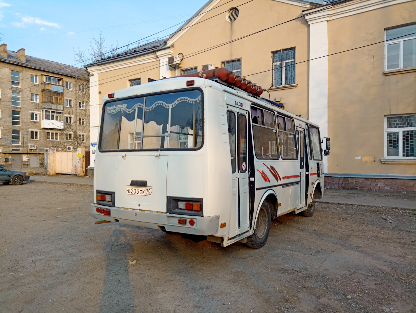 Tomsk, ПАЗ-32051-110 (1R) nr. К 205 ЕК 70