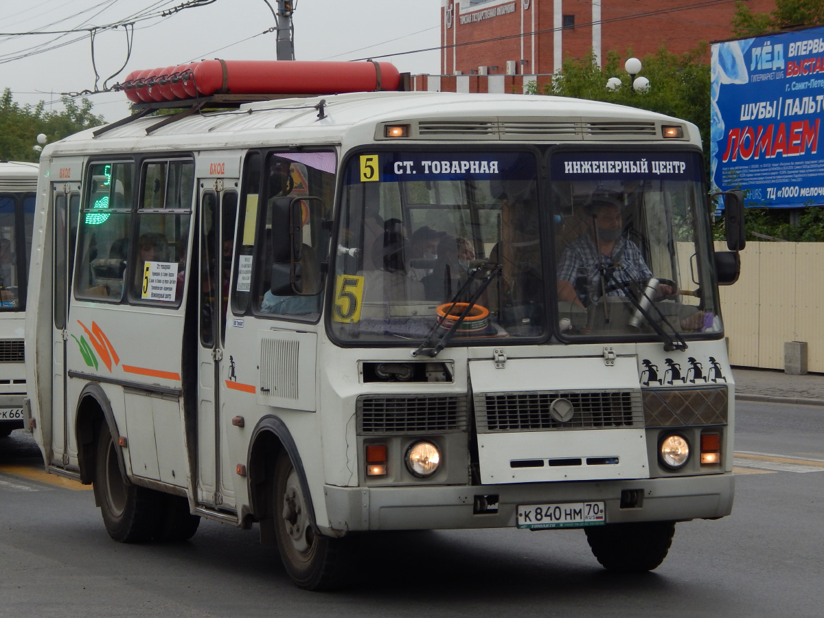 Tomsk, PAZ-32054 (40, K0, H0, L0) č. К 840 НМ 70