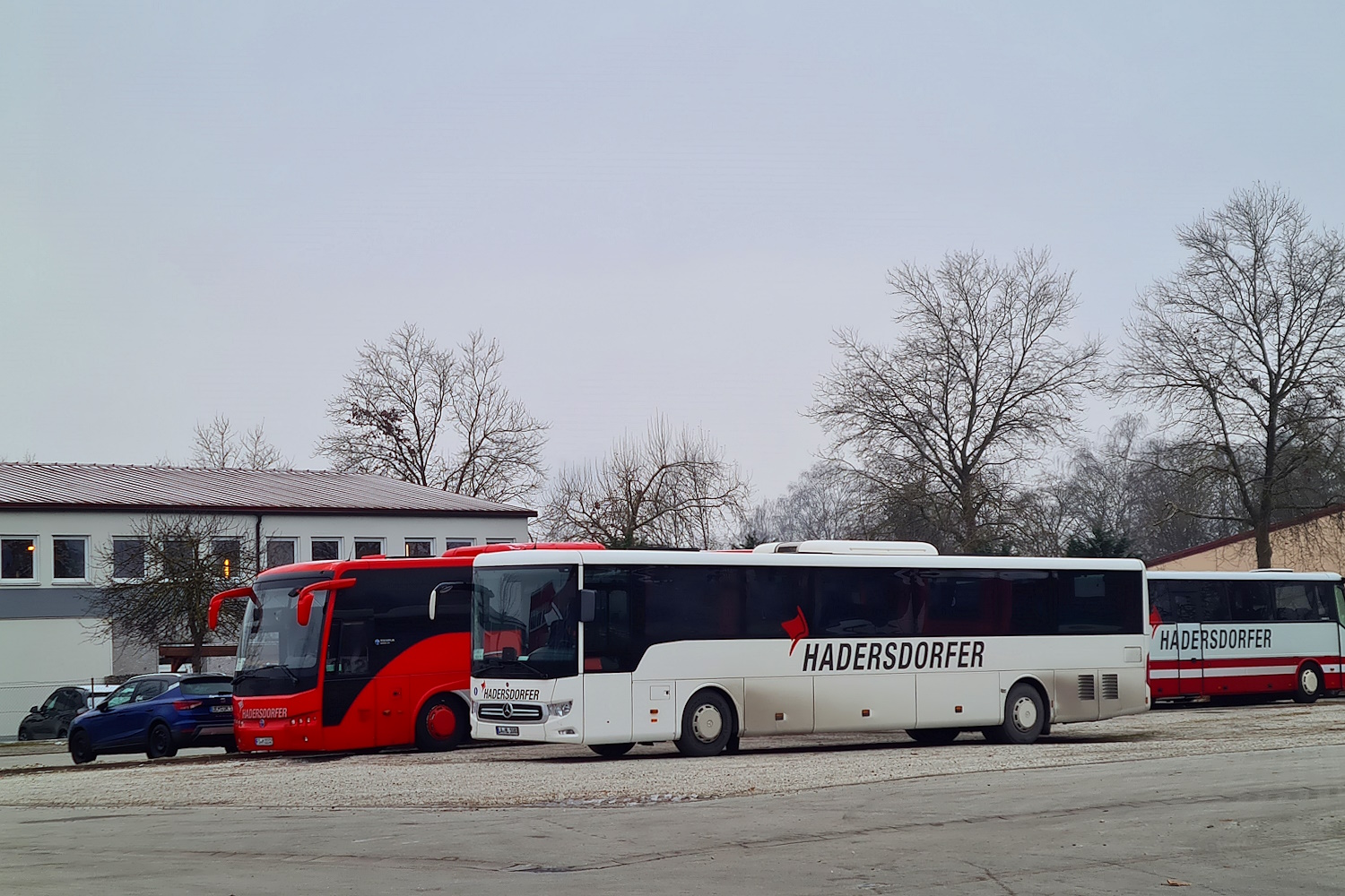 Freising, Mercedes-Benz Intouro III # LA-HL 1080; Freising, TEMSA Safari HD # FS-H 2232