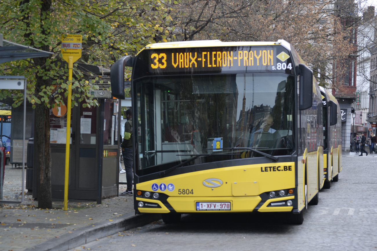 Liège, Solaris Urbino IV 12 hybrid # 5804