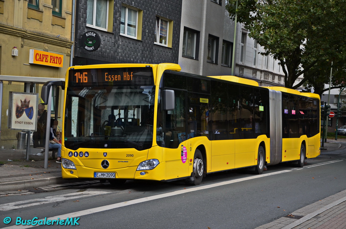 Essen, Mercedes-Benz Citaro C2 G Hybrid nr. 2090