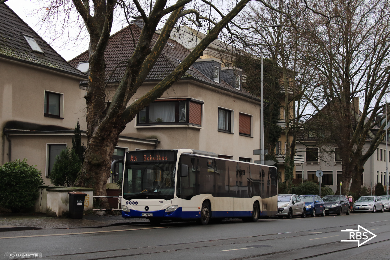 Mülheim an der Ruhr, Mercedes-Benz Citaro C2 # 7201