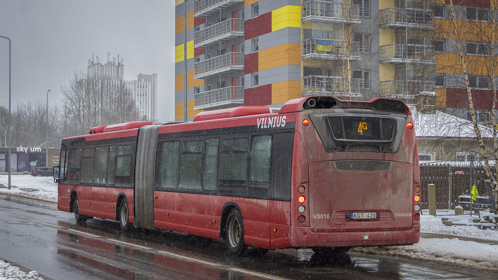Vilnius, Scania Citywide LFA №: V8016