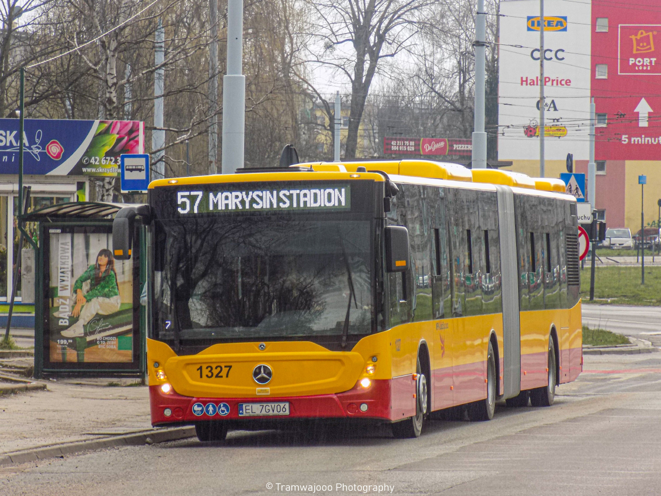 Łódź, Mercedes-Benz Conecto III G № 1327