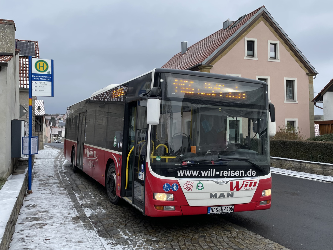 Haßfurt, MAN A21 Lion's City NL323 # HAS-HW 100; Haßfurt — Linienbündel 3 — Will Reisen